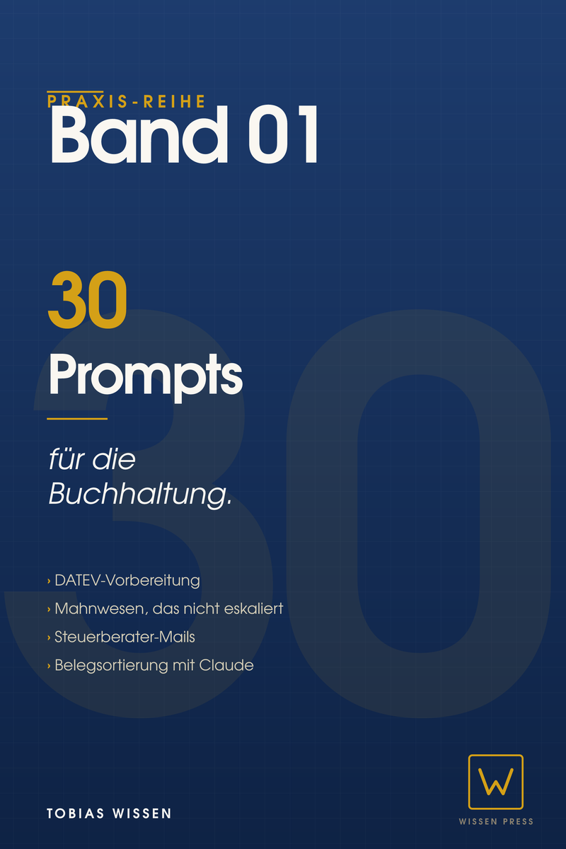 Cover: 30 Prompts für die Buchhaltung